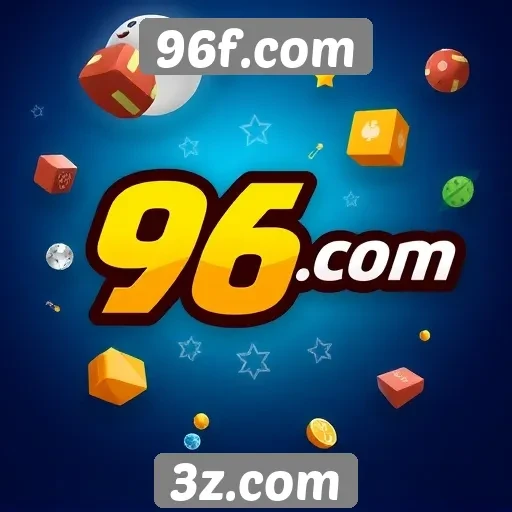 Diversidade de jogos disponíveis no site 96f.com