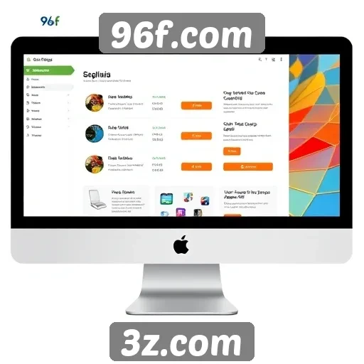 Análise da interface do usuário do site 96f.com