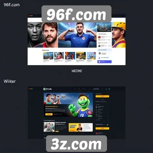 Evolução da interface do usuário no 96f.com